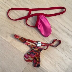 Vibrant Red and Pink Women's Accessory Set
